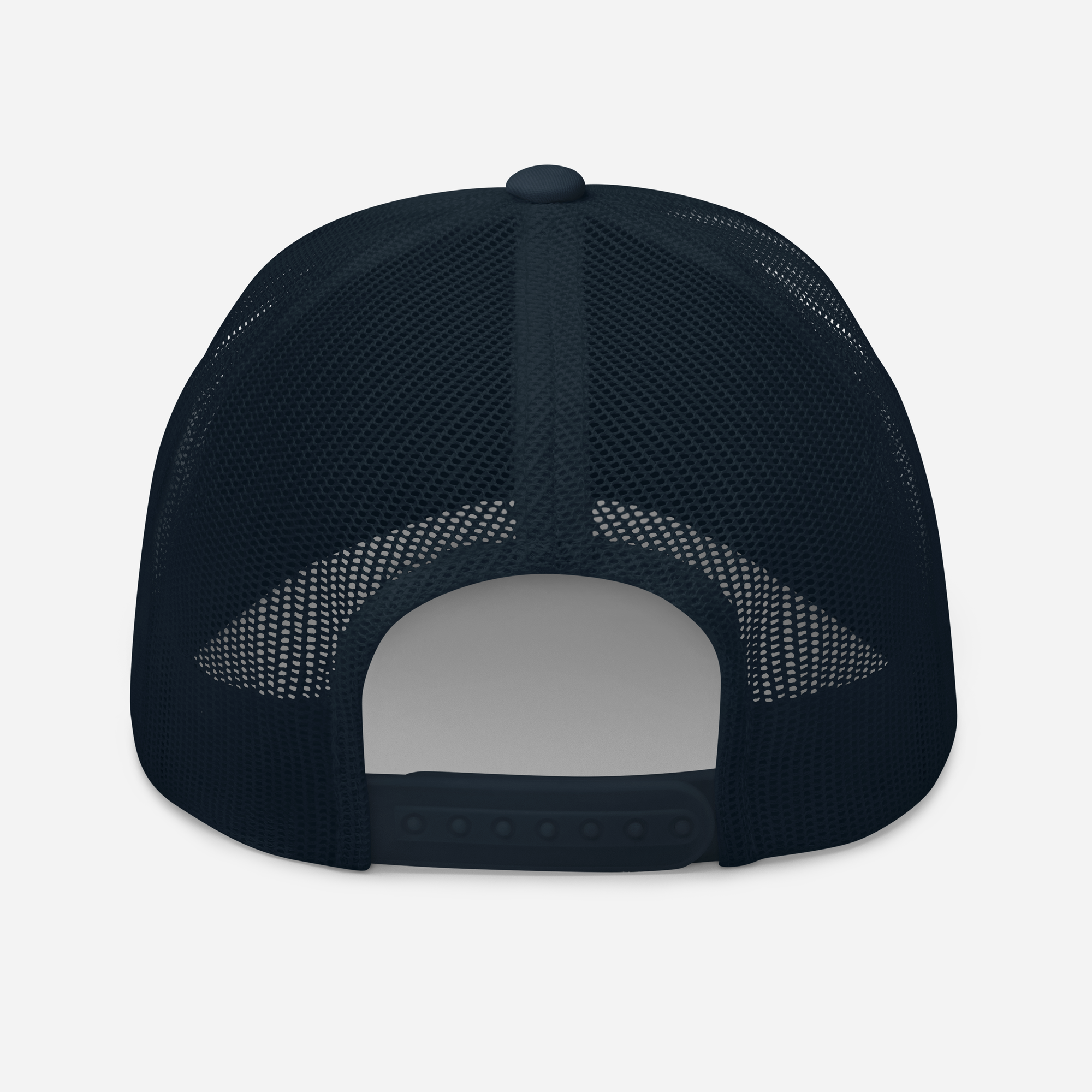 Rockstar Navy Embroidered Trucker Hat
