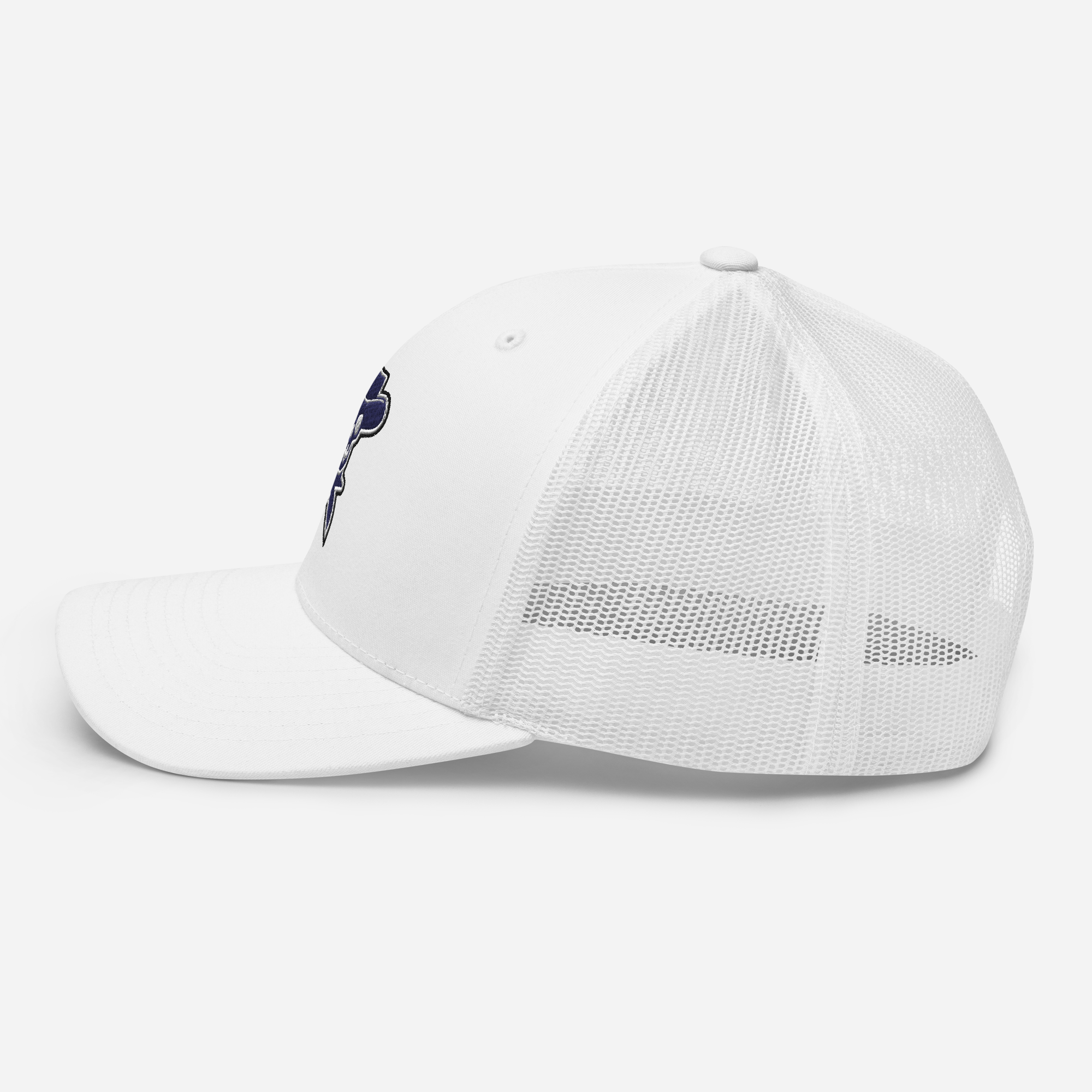 Rockstar Navy Embroidered Trucker Hat