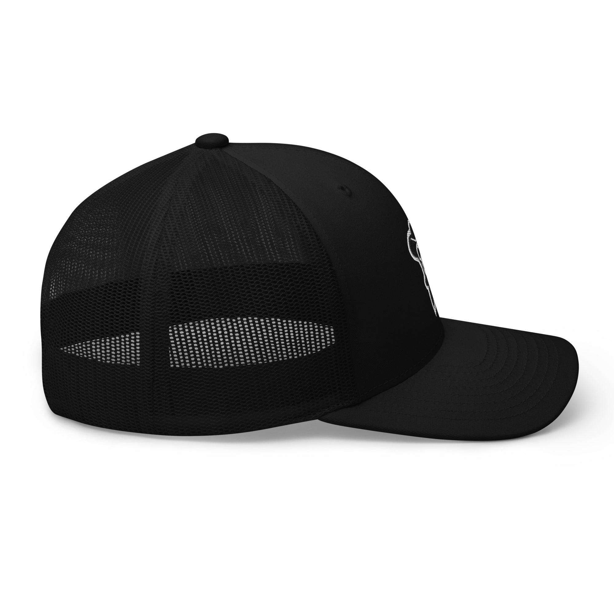 Nightfall Embroidered Trucker Hat - rockstarcowboy