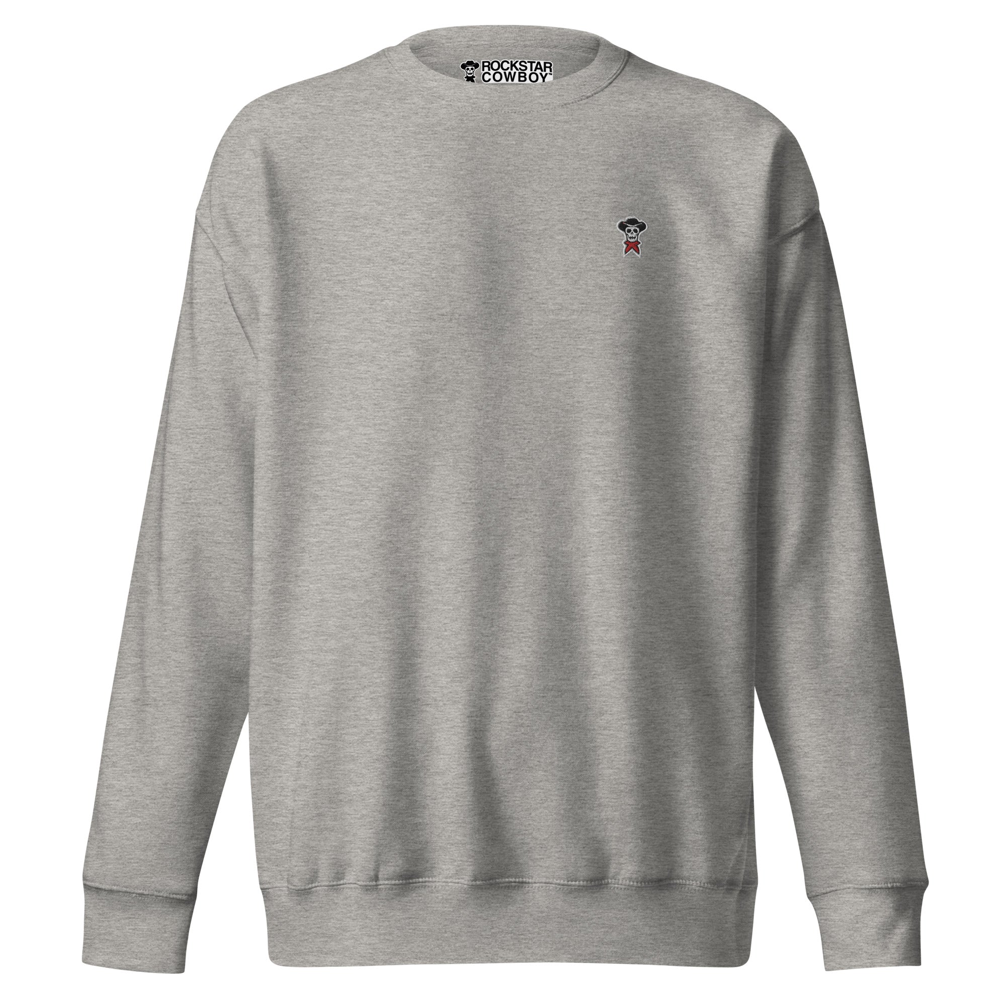 Premium Classic Embroidered Sweatshirt - rockstarcowboy